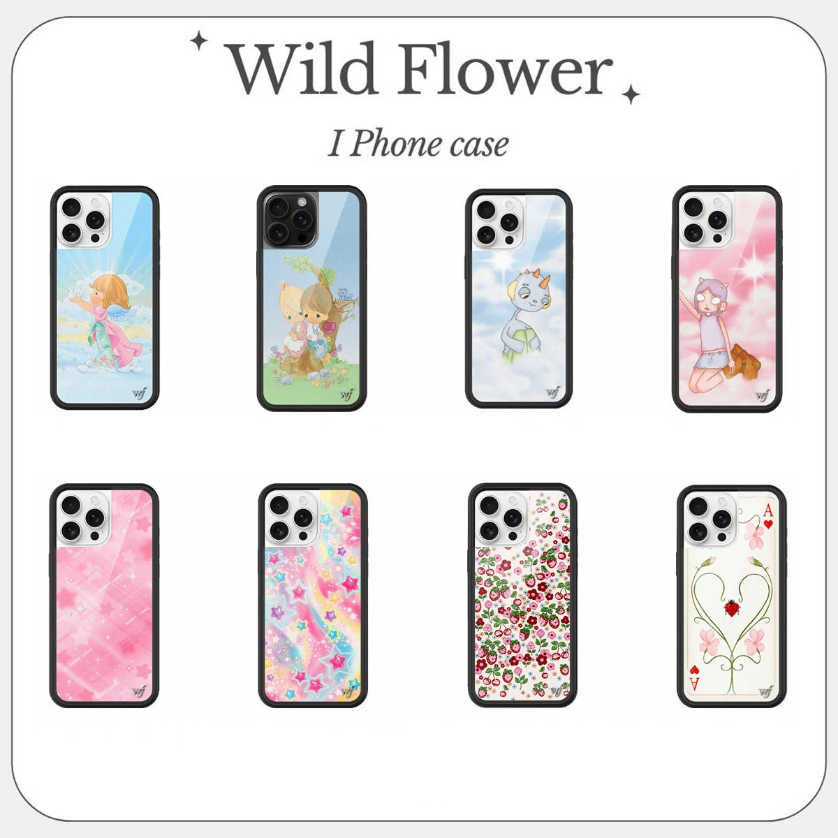NewWildflower 3D Ins Strawberry cherry Phone Case for iPhone 16 15 14 13 12 Pro Max Plus 16pro 15pro WF Cute Cartoon Cover Funda NewWildflower 3D Ins Strawberry cherry Phone Case for iPhone 16 15 14 13 12 Pro Max Plus 16pro 15pro WF Cute Cartoon Cover Funda